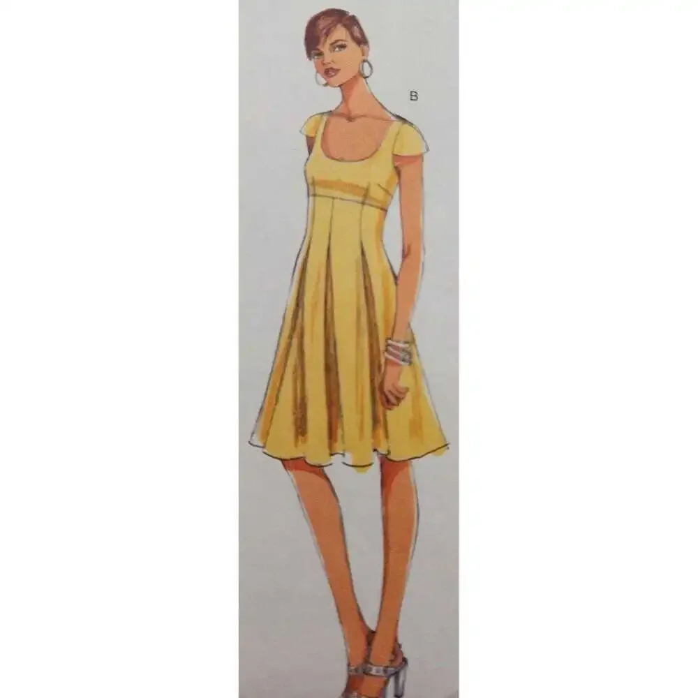 Butterick Sewing Pattern B5317 Maggy London Scoop Neck Dress BB Sizes 8-14 Uncut